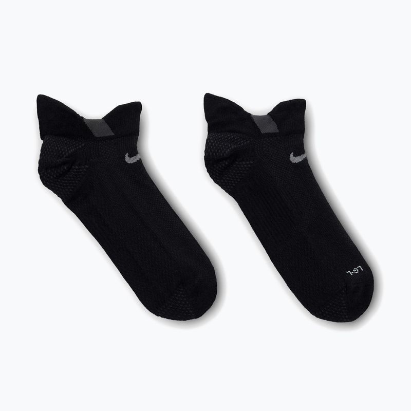 Socks Nike Running Lightweight No-Show black/dark smoke grey/smoke grey 3