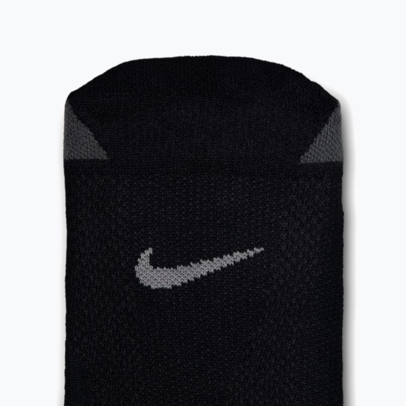 Socks Nike Running Lightweight No-Show black/dark smoke grey/smoke grey 4