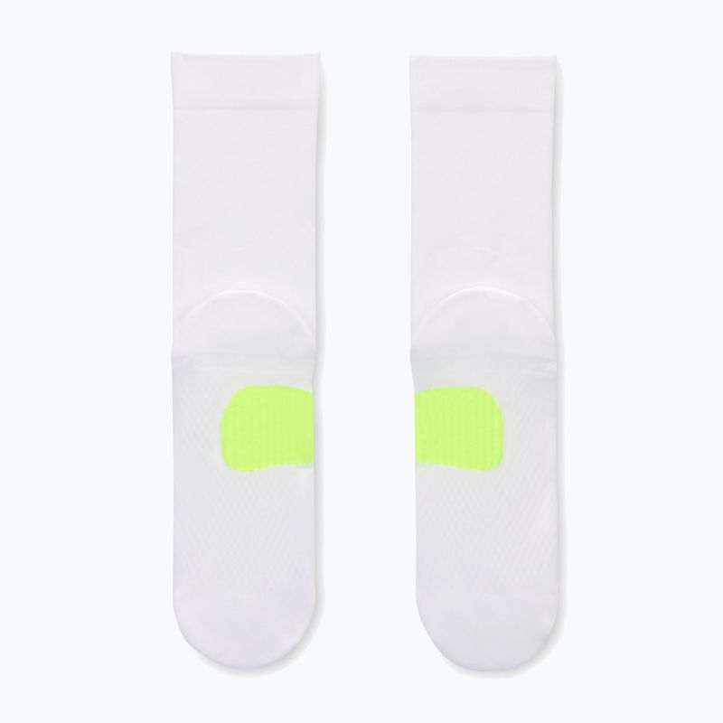 Socks Nike Running Midweight Crew white/volt/black 3