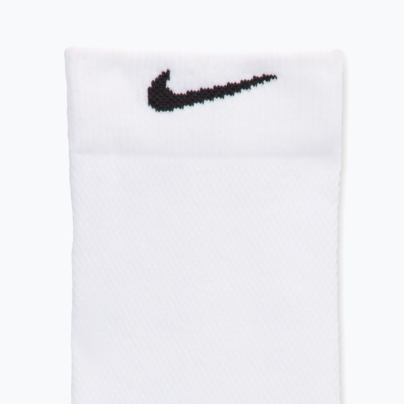 Socks Nike Running Midweight Crew white/volt/black 4