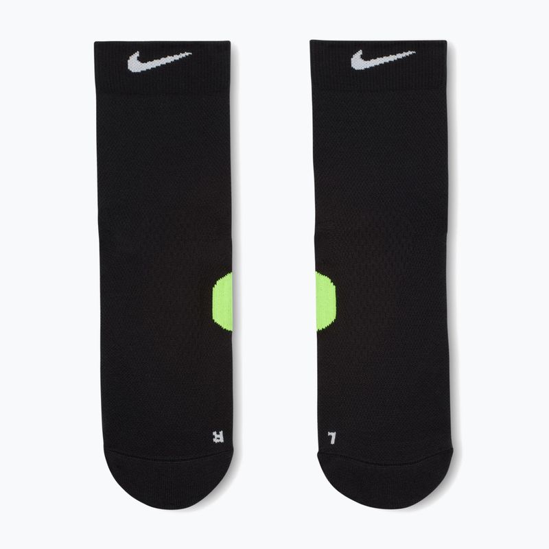 Socks Nike Running Midweight Micro Crew black/smoke grey/white 2