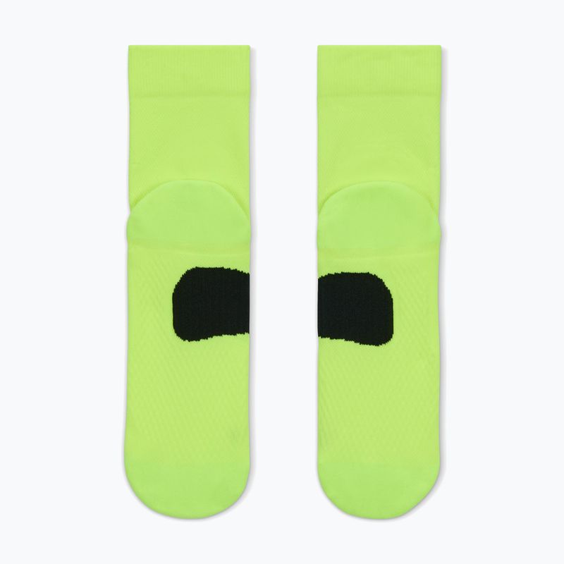 Socks Nike Running Midweight Micro Crew volt/black/black 3