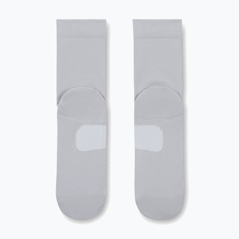 Socks Nike Running Midweight Crew light smoke grey/pure platinum/white 3