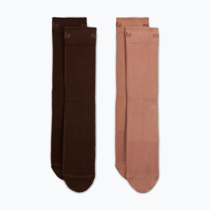 Women's socks Nike Everyday Plus Lightweight Crew 2 pairs multi-color/903