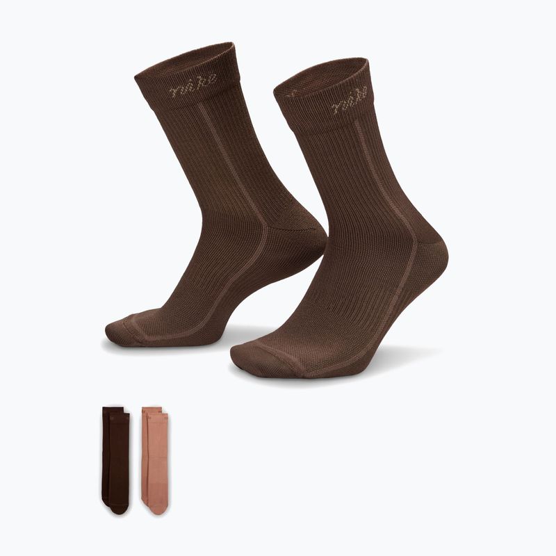 Women's socks Nike Everyday Plus Lightweight Crew 2 pairs multi-color/903 3