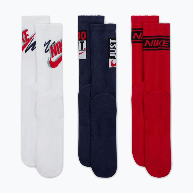 Socks Nike Everyday Plus Crew 3 pairs multi-color/904 2