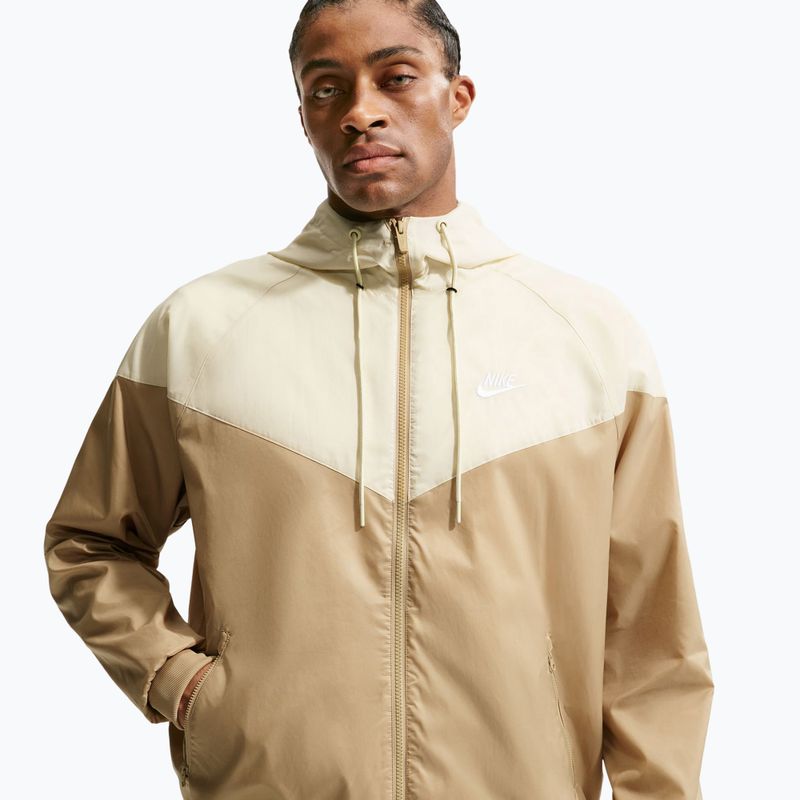 Men's jacket Nike Sportswear Windrunner parachute beige/light khaki/white 4