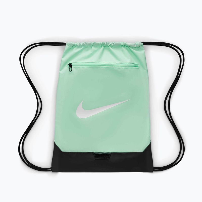 Nike Brasilia 9.5 18 l mint foam/black/white bag