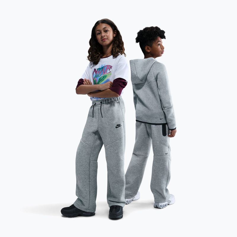 Children's trousers Nike Sportswear Tech Fleece dark grey heather/black/black 2