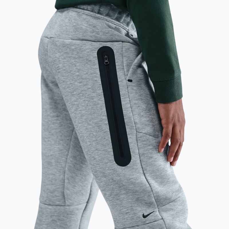 Children's trousers Nike Sportswear Tech Fleece dark grey heather/black/black 8