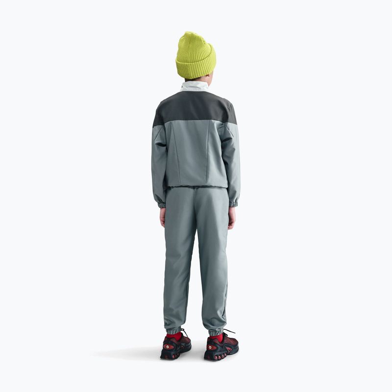 Children's tracksuit Nike Sportswear Woven smoke grey/light smoke grey/white 2