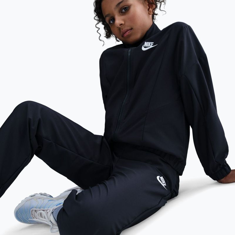 Children's tracksuit Nike Sportswear Woven black/black/black/white 5