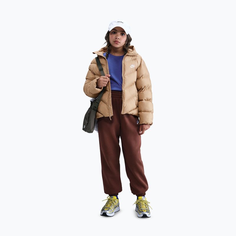 Children's insulated jacket Nike Sportswear All Day Play hemp/white 2