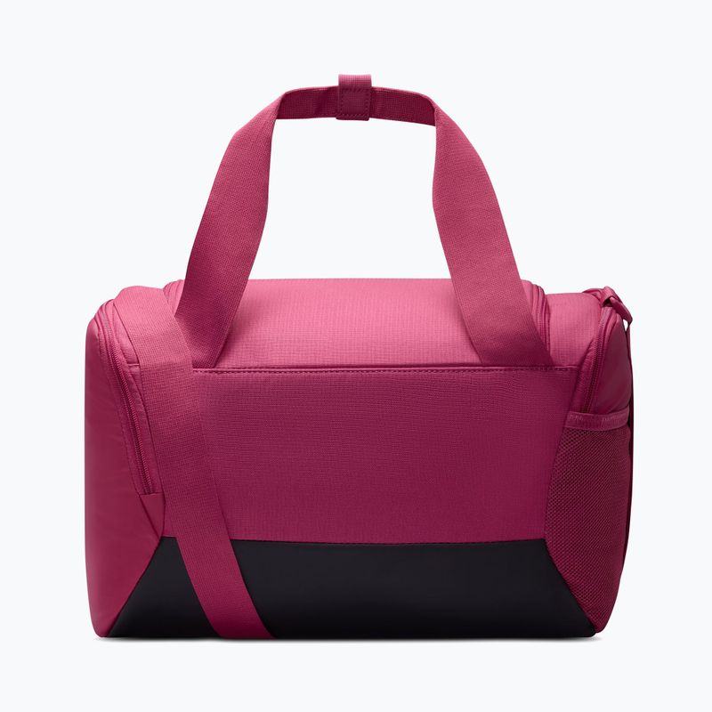 Training bag Nike Brasilia 9.5 Duffle 25 l sweet beet/black/white 2