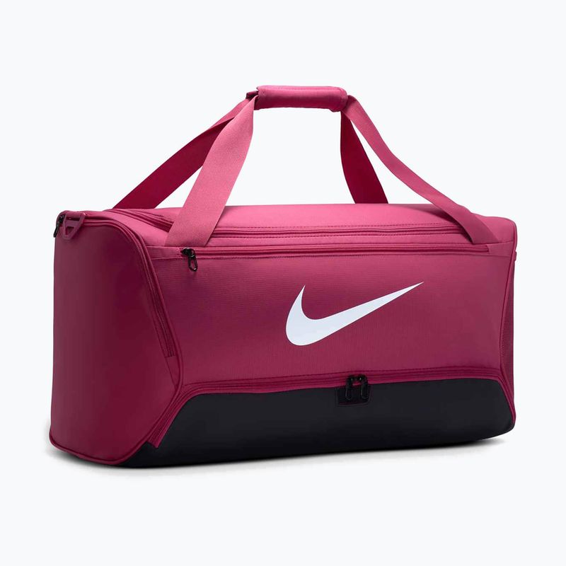Training bag Nike Brasilia 9.5 60 l sweet beet/black/white 2