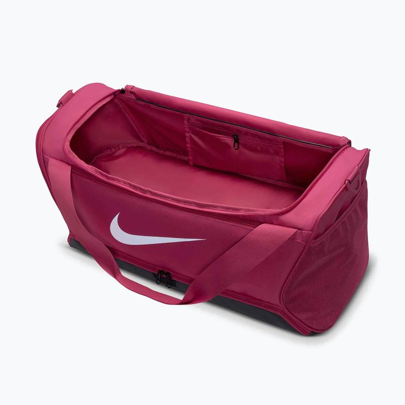 Training bag Nike Brasilia 9.5 60 l sweet beet/black/white 4