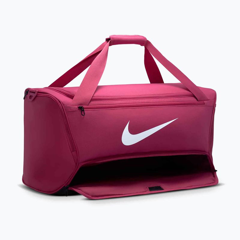 Training bag Nike Brasilia 9.5 60 l sweet beet/black/white 5