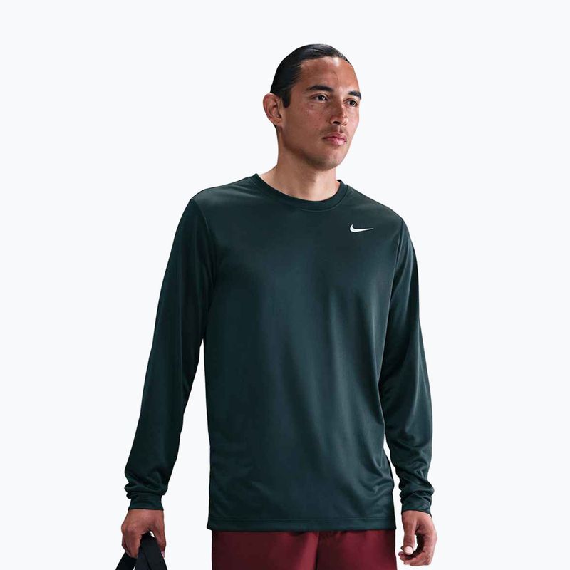 Men's training longsleeve Nike Dri-FIT Legend seaweed/matte silver