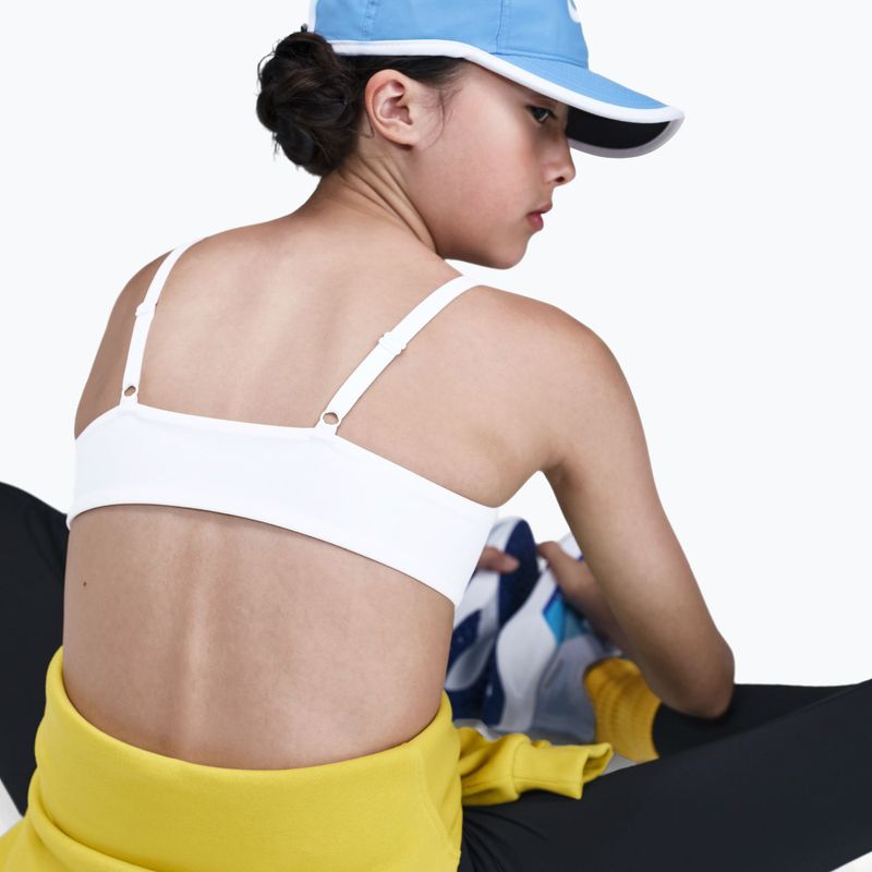 Girl's bra Nike Alate White/Light Smoke Grey 6