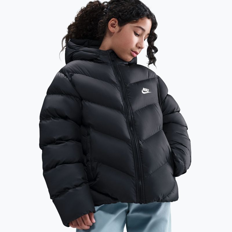 Children's jacket Nike Sportswear All Day Play black/white 2