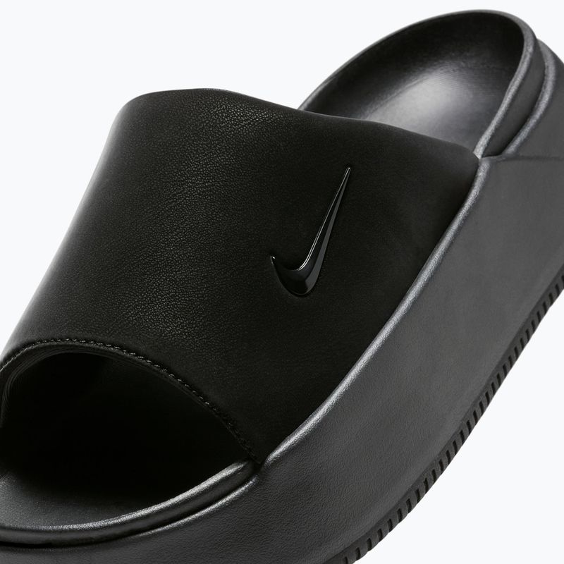 Womenʼs Nike Calm Elevation slides black/black 7