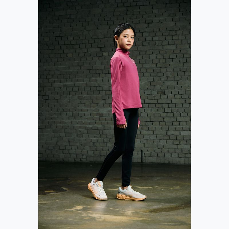Children's training longsleeve Nike Dri-Fit 1/4 Zip sweet beet/white 10