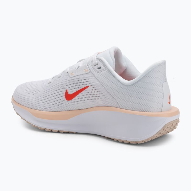 Women's running shoes Nike Quest 6 white / bright crimson / washed coral 3