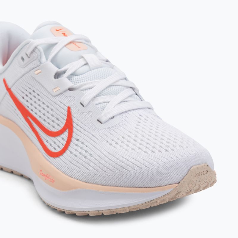 Women's running shoes Nike Quest 6 white / bright crimson / washed coral 7