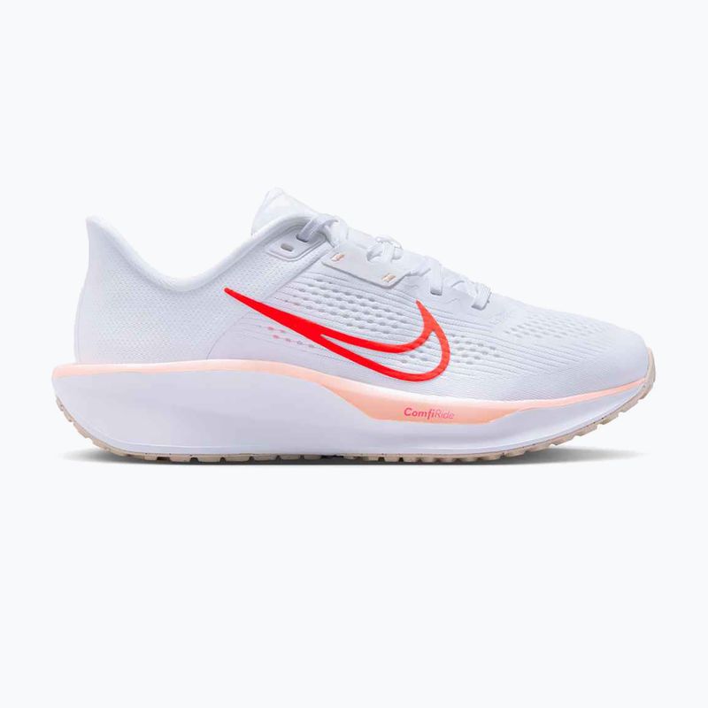 Nike Quest 6 women's running shoes white / bright crimson / washed coral