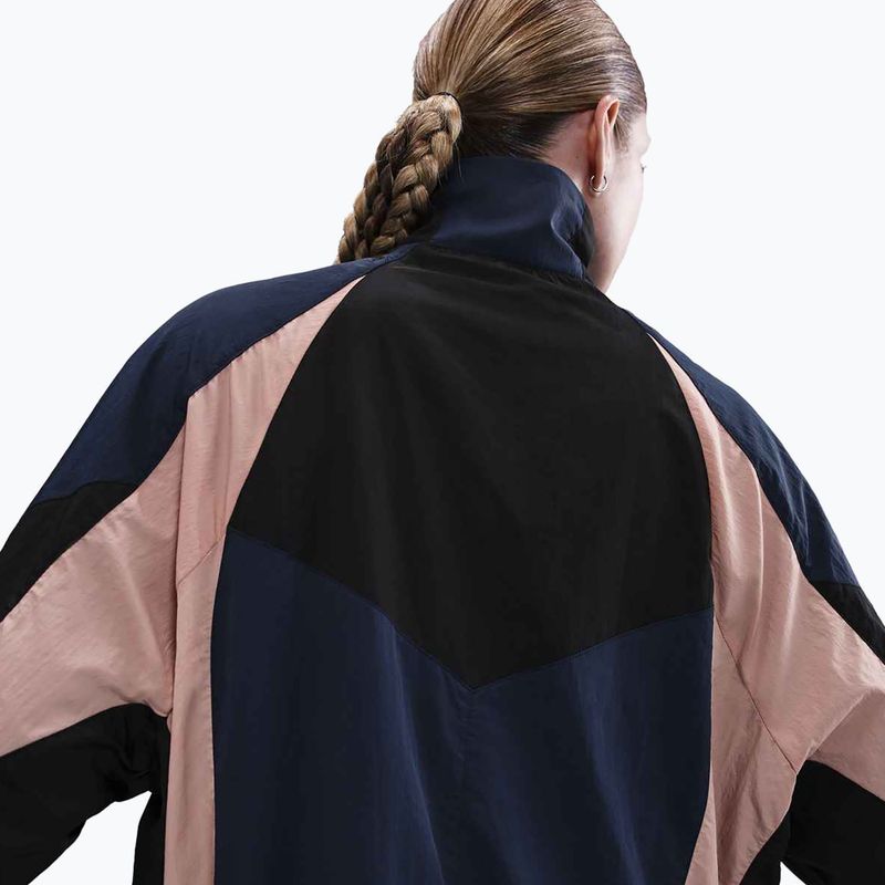 Women's jacket Nike Sportswear Oversized midnight navy/black/particle pink/sail 6