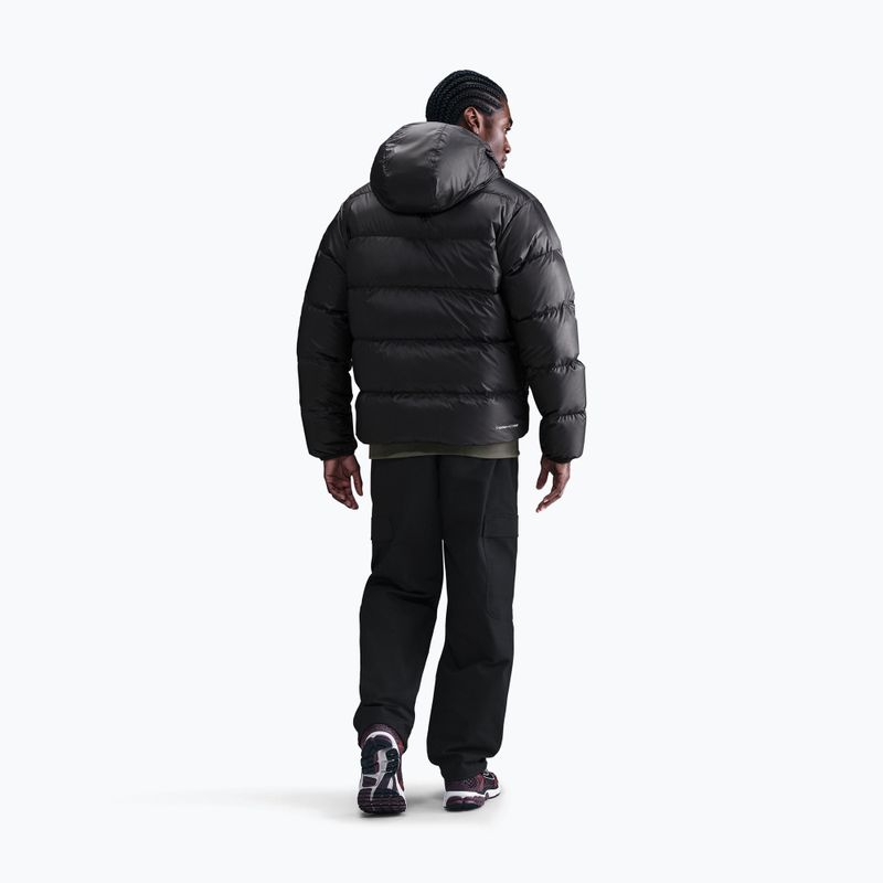 Men's down jacket Nike Windrunner black/black/white 3