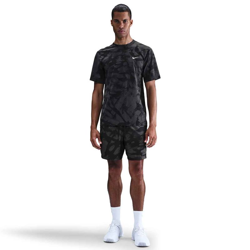 Men's T-shirt Nike Hyverse Dri-Fit UV anthracite/white 2