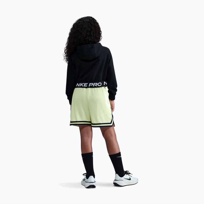 Children's sweatshirt Nike Pro Fleece black/black/black/white 3