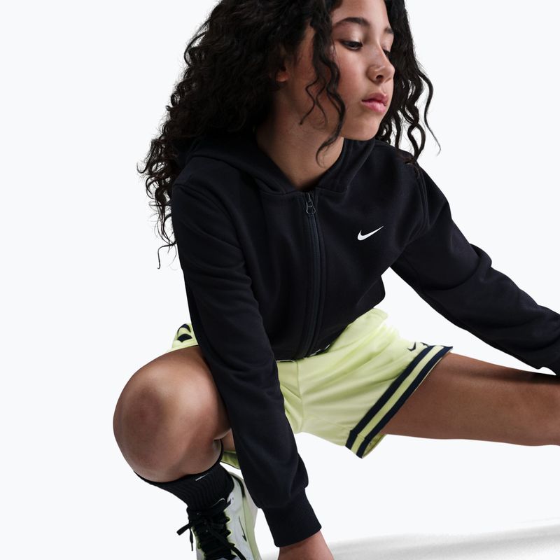 Children's sweatshirt Nike Pro Fleece black/black/black/white 5