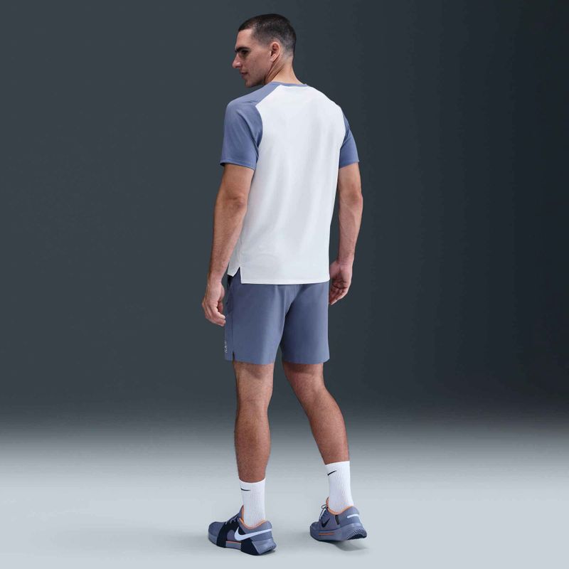 Men's Nike Court Dri-Fit Advantage world indigo / white tennis shirt 6