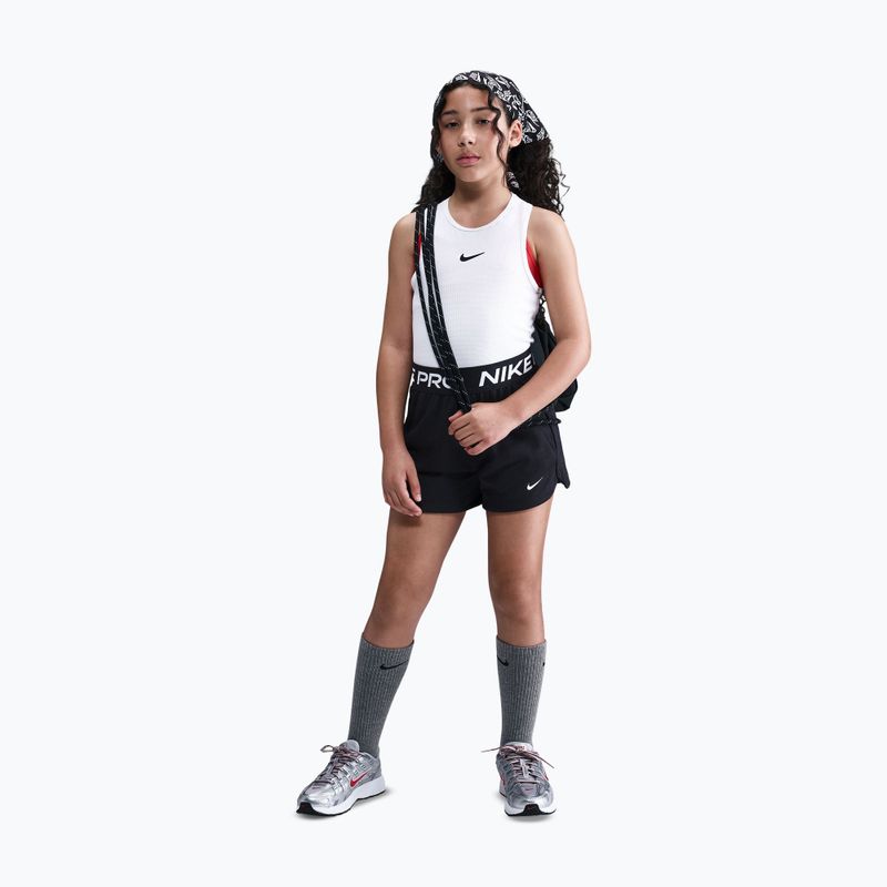 Children's shorts Nike Pro Fleece black/black/black/white 2