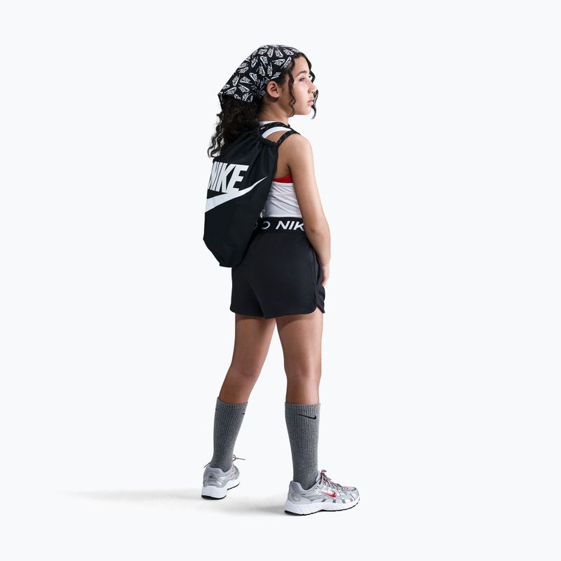 Children's shorts Nike Pro Fleece black/black/black/white 3