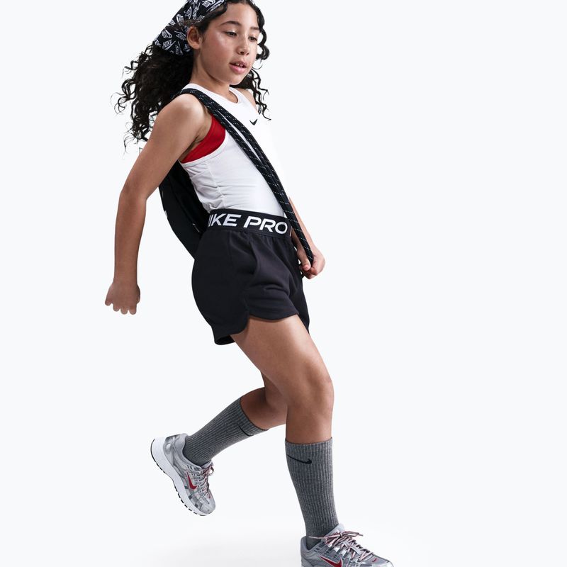 Children's shorts Nike Pro Fleece black/black/black/white 4