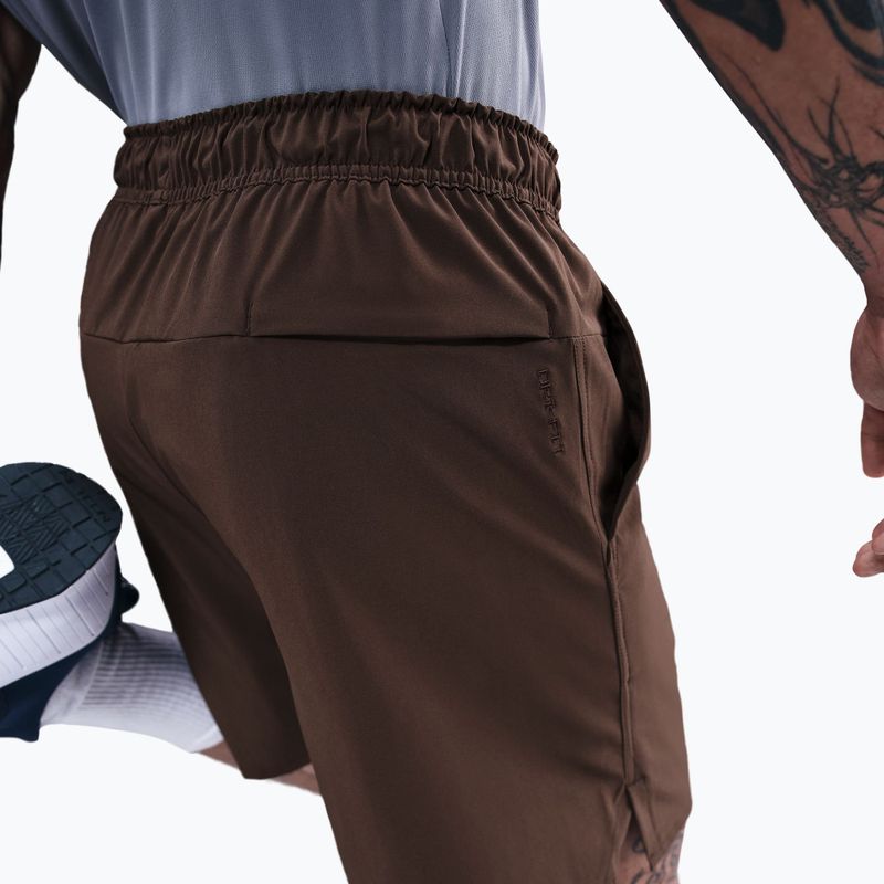 Men's training shorts Nike Unlimited baroque brown/black/baroque brown 4