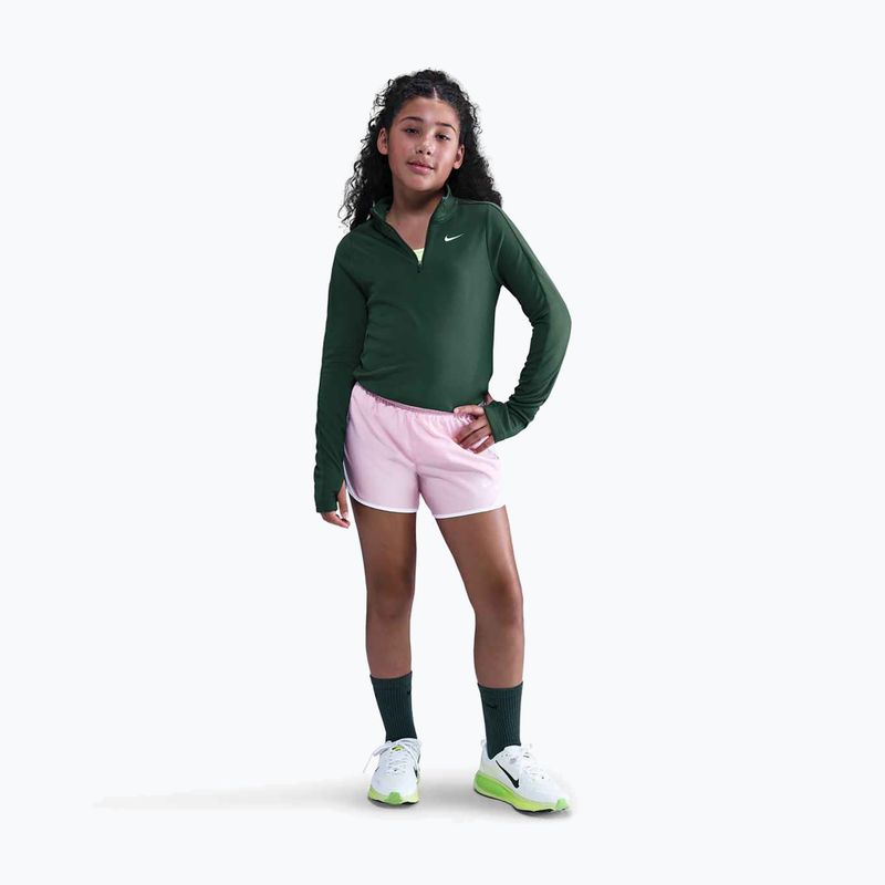 Children's training longsleeve Nike Dri-Fit 1/4 Zip fir/white 2