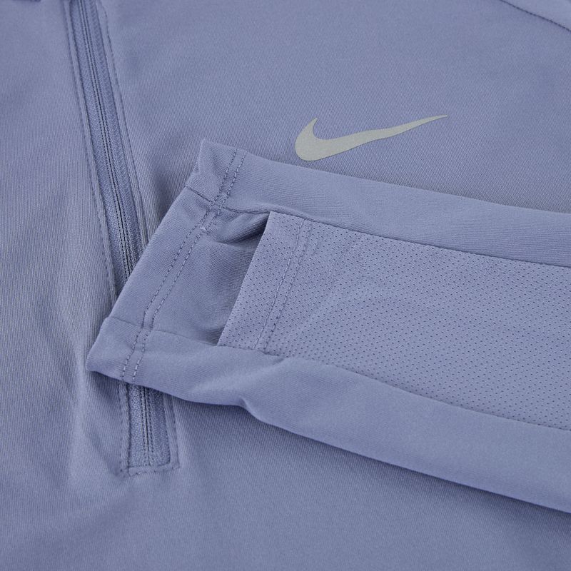 Men's running sweatshirt Nike Stride 1/4 Zip Dri-Fit world indigo 9