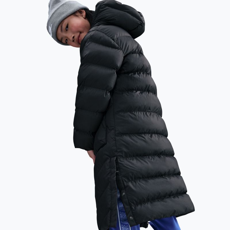 Kids' insulated coat Nike Sportswear All Day Play black/white 5