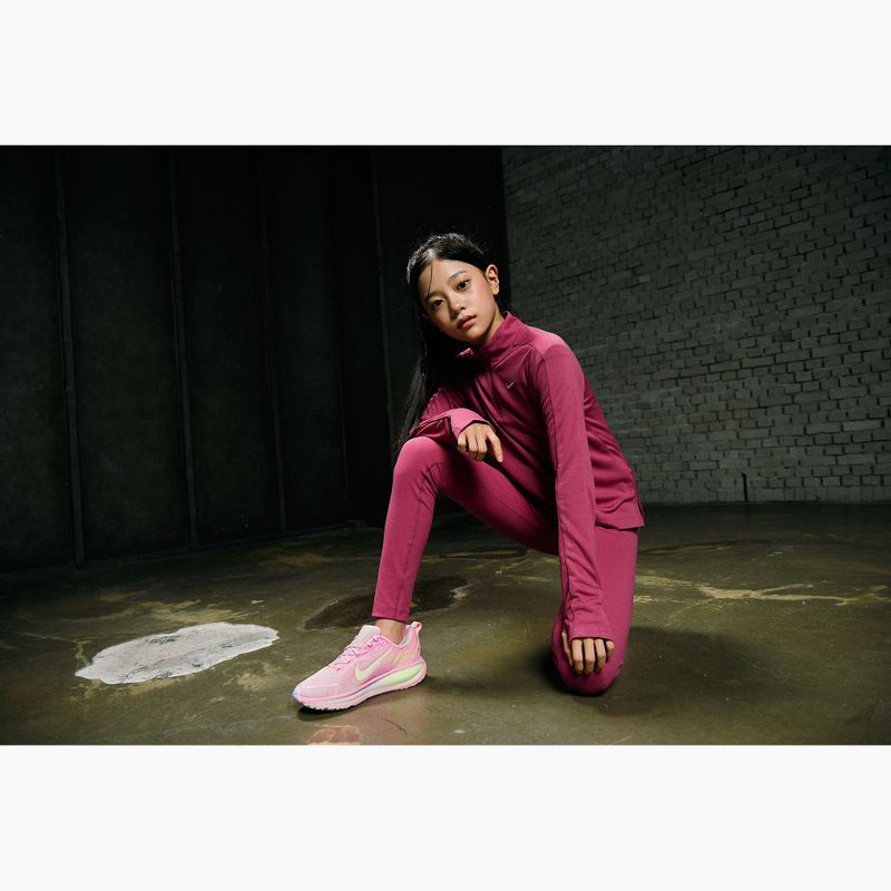 Children's leggings Nike One Dri-Fit High-Waisted sweet beet/white 9