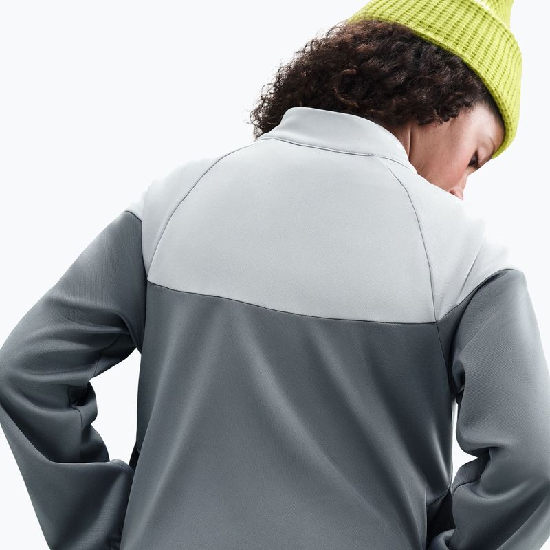 Children's tracksuit Nike Sportswear smoke grey/light smoke grey/white 5