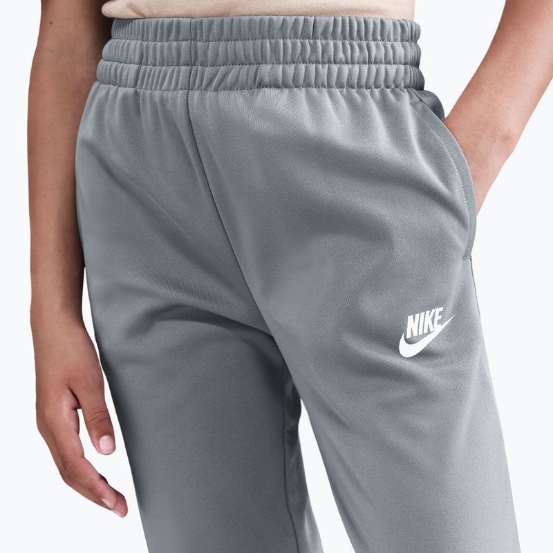 Children's tracksuit Nike Sportswear smoke grey/light smoke grey/white 7