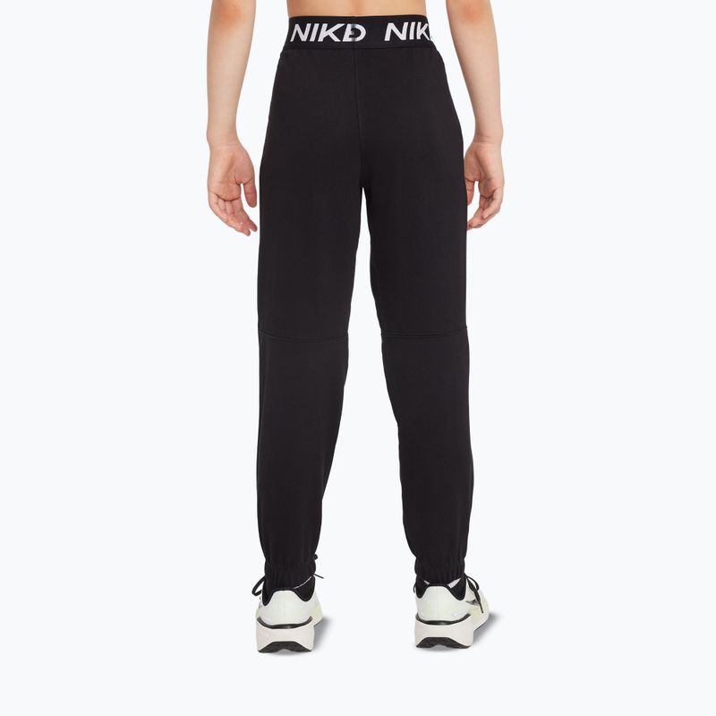 Children's trousers Nike Pro Fleece black/black/black/white 3