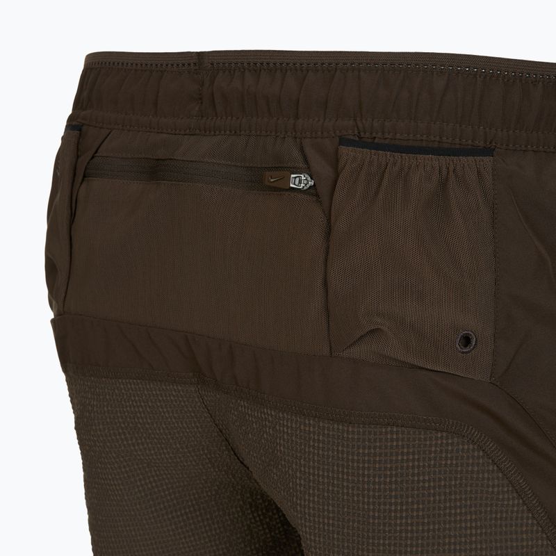 Men's running shorts Nike Run Dri-Fit 5" baroque brown / black 9