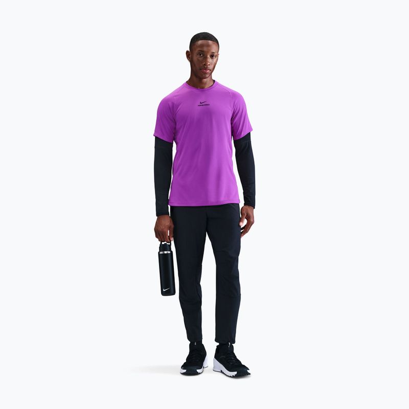 Men's training T-shirt Nike Pro Training Dri-Fit vivid purple/black 2