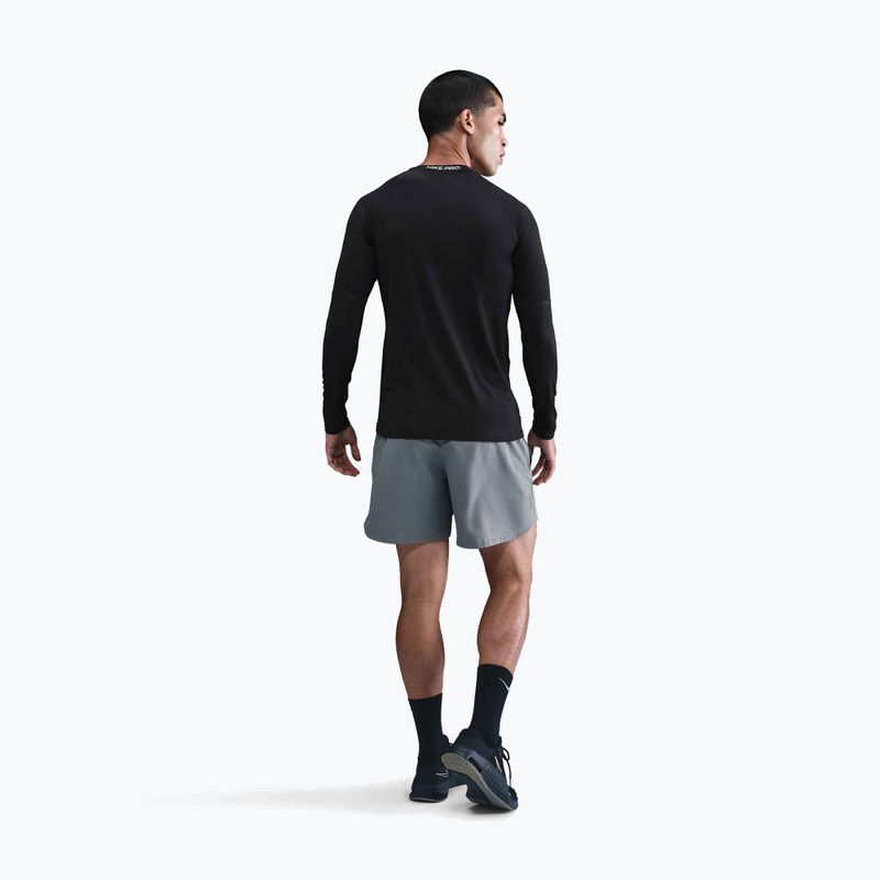 Men's shorts Nike Pro Training Dri-Fit 6" smoke grey/black 3