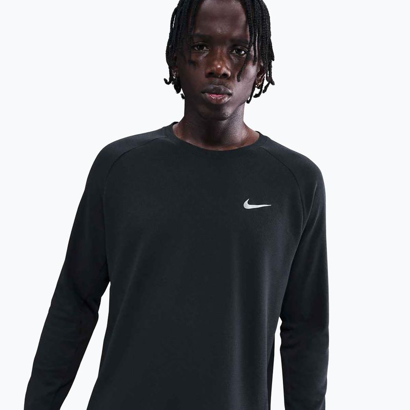 Men's running longsleeve Nike Stride Dri-Fit Waffle Crew black 3